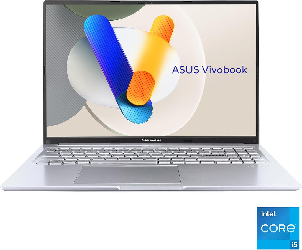 ASUS Vivobook 16 Laptop, 16' WUXGA 60Hz Display, Intel Core i5-13420H, Intel Iris Xᵉ Graphics, 16GB Memory, 512GB Storage, Windows 11, Cool Silver, F1605VA-ES56