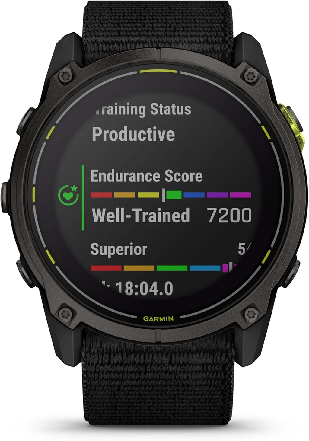 Garmin Enduro 3, Solar, Sapphire, Ultraperformance GPS Smartwatch, 90 Days Battery Life, Detailed Mapping, Built-in LED Flashlight, Carbon Gray DLC Titanium with Black Ultrafit Nylon Strap Bundle