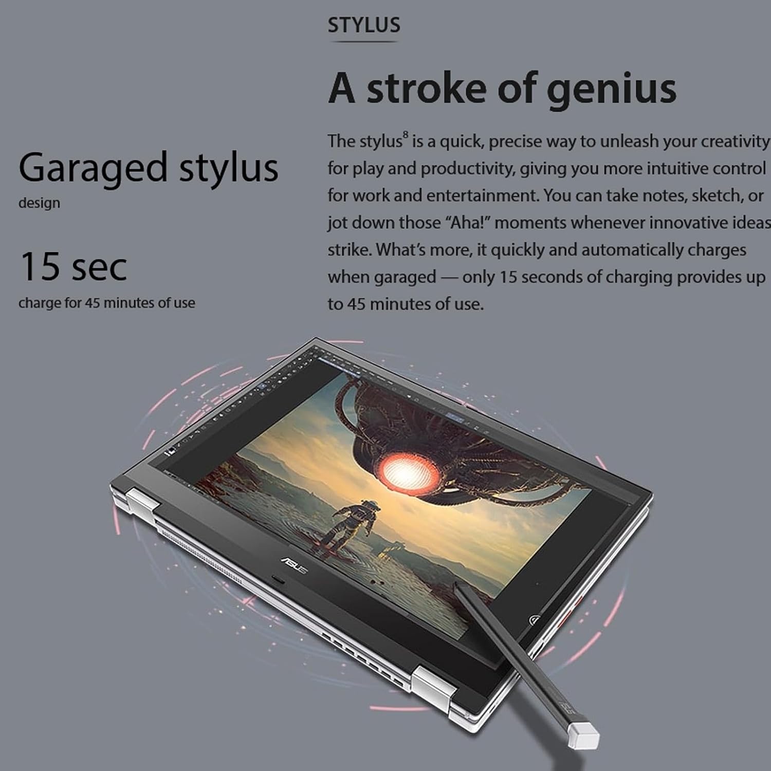 ASUS Chromebook Plus Touchscreen Laptop Flip 2-in-1-14' WUXGA Touch 144Hz, Intel Core i5-1235U, 8GB RAM| 512GB SSD, Backlit Keyboard, Stylus Pen, Gaming Chromebook Tablet