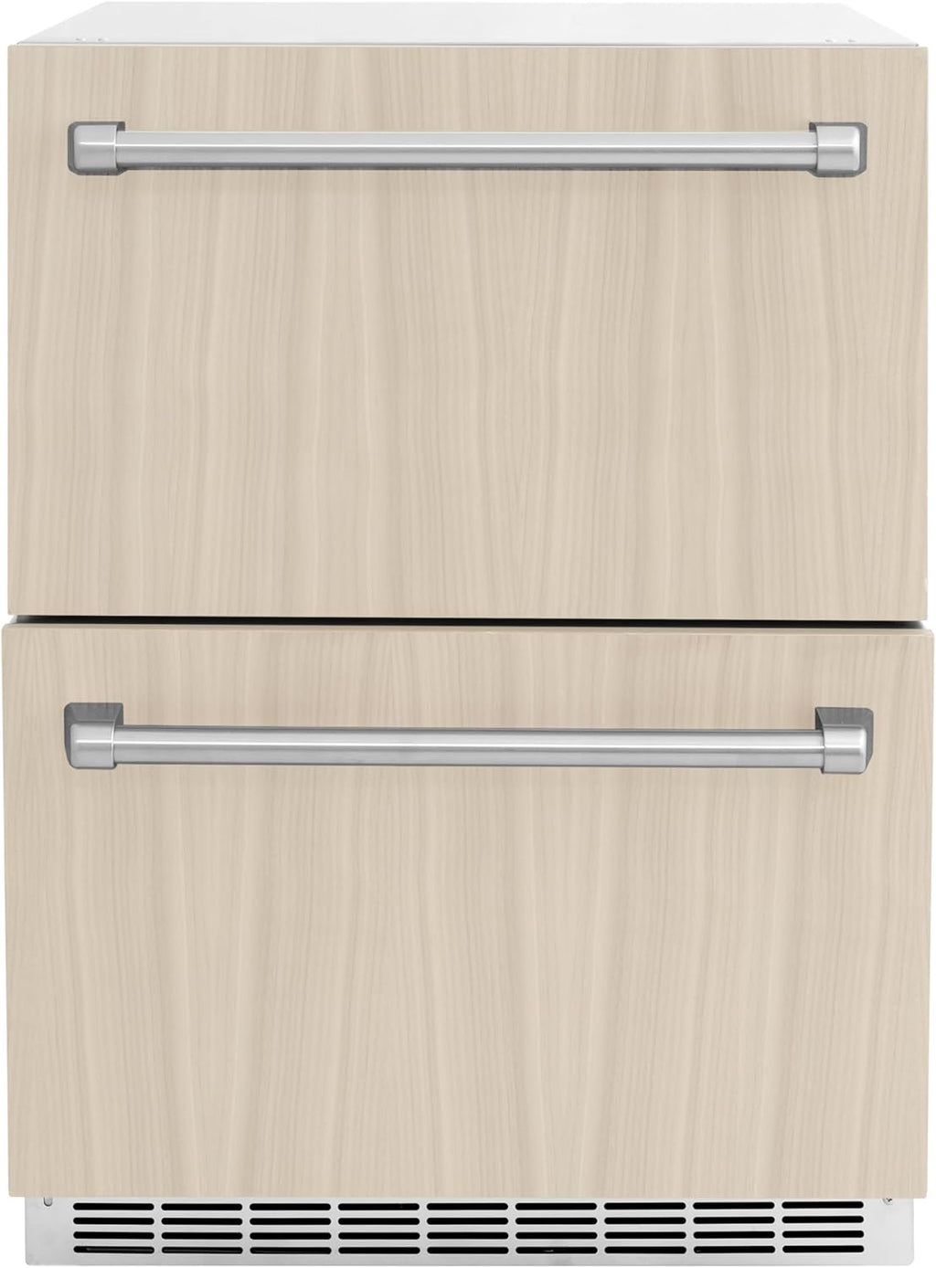 Z Line Kitchen and Bath ZLINE 24 in. Touchstone 168 Can Outdoor-Rated Dual Refrigerator Drawer with Panel-Ready Doors (RDSPO-24)