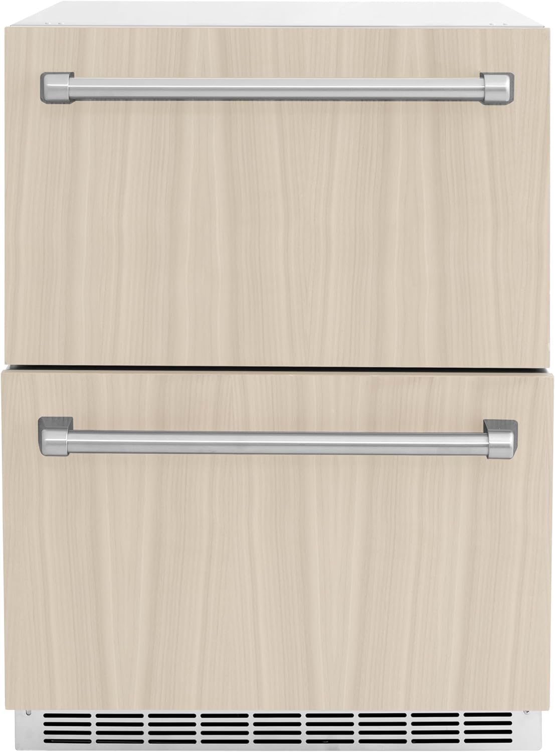Z Line Kitchen and Bath ZLINE 24 in. Touchstone 168 Can Outdoor-Rated Dual Refrigerator Drawer with Panel-Ready Doors (RDSPO-24)