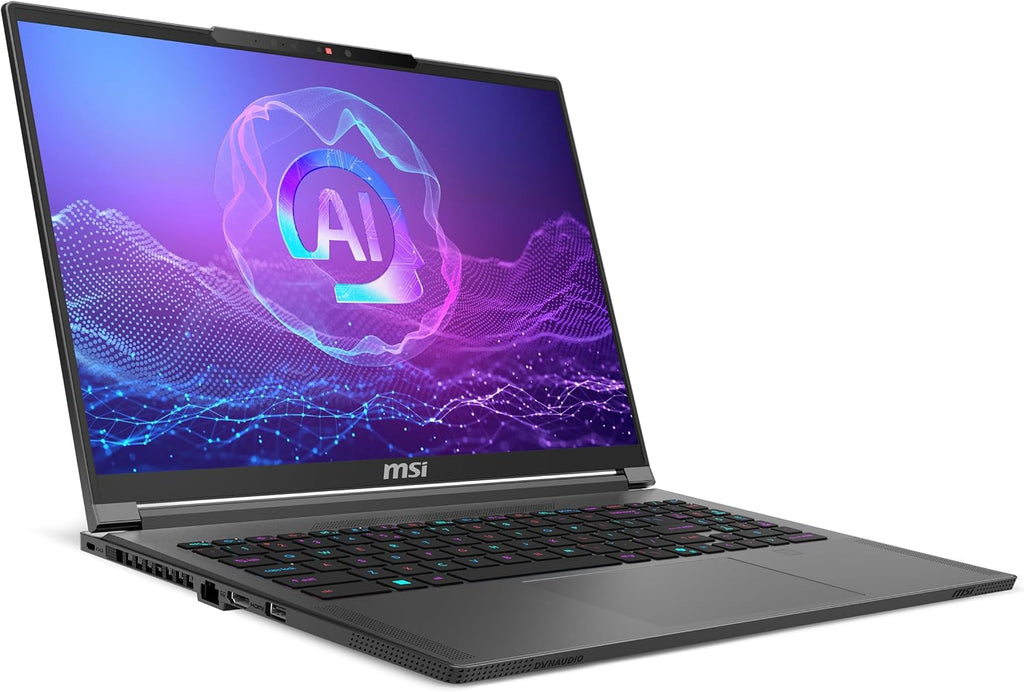 MSI Creator A16 AI+ A3HVFG-037US 16' WQXGA 240Hz Copilot+ PC Mobile Workstation, AMD Ryzen 9 365 2.0GHz, 32GB RAM, 1TB SSD, NVIDIA GeForce RTX 4060 8GB, Windows 11 Pro, Lunar Gray
