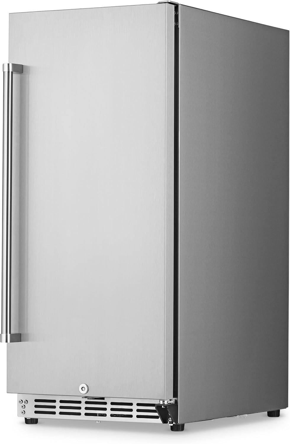 NewAir 15' Commercial Built-in or Under Counter Refrigerator | 3.2 Cu. Ft. Weatherproof Outdoor Fridge for Patio, Indoor & Commercial Use | Stainless Steel