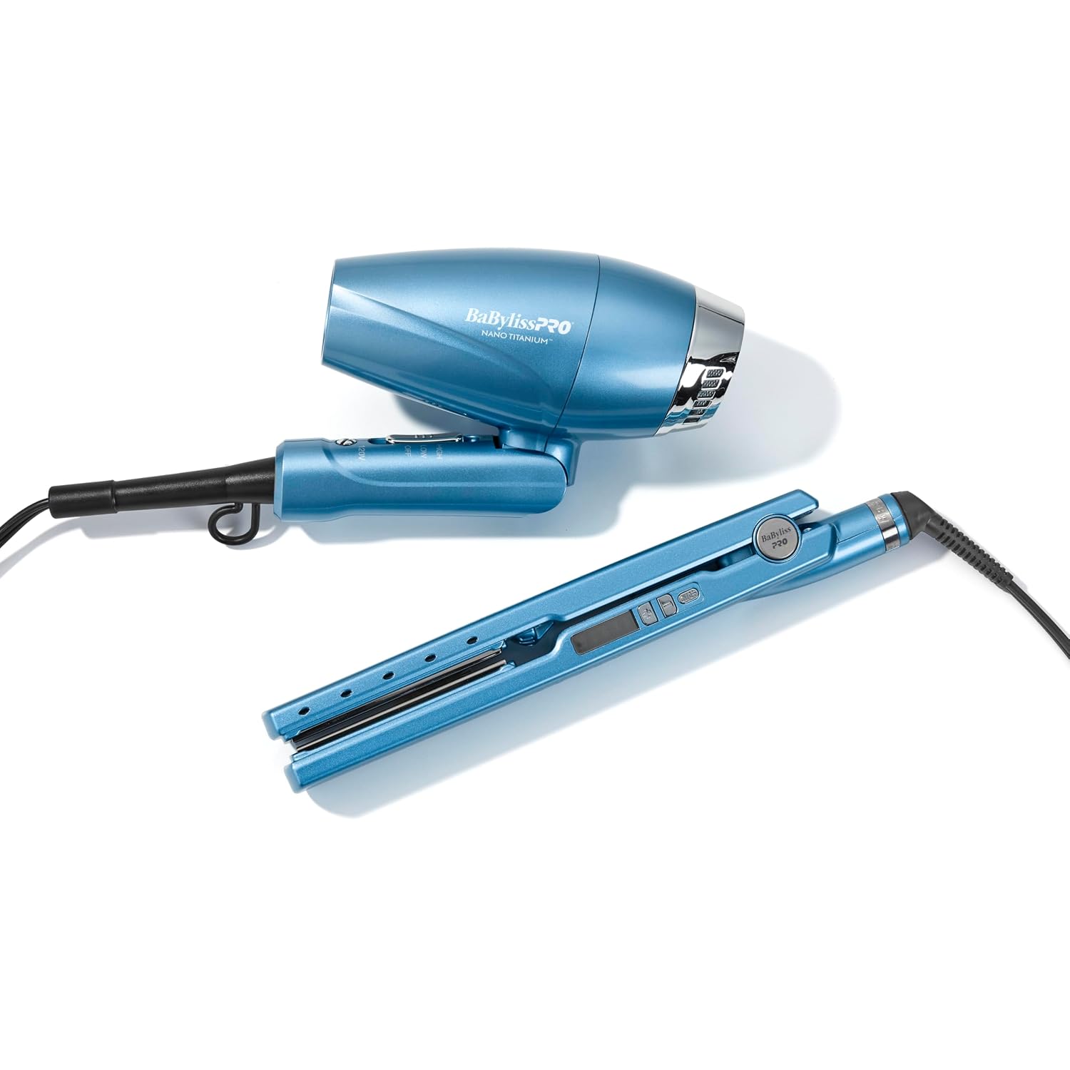 BaBylissPRO 1 1/4' Digital Ionic Flat Iron, Hair Straightener, Shorter Plates