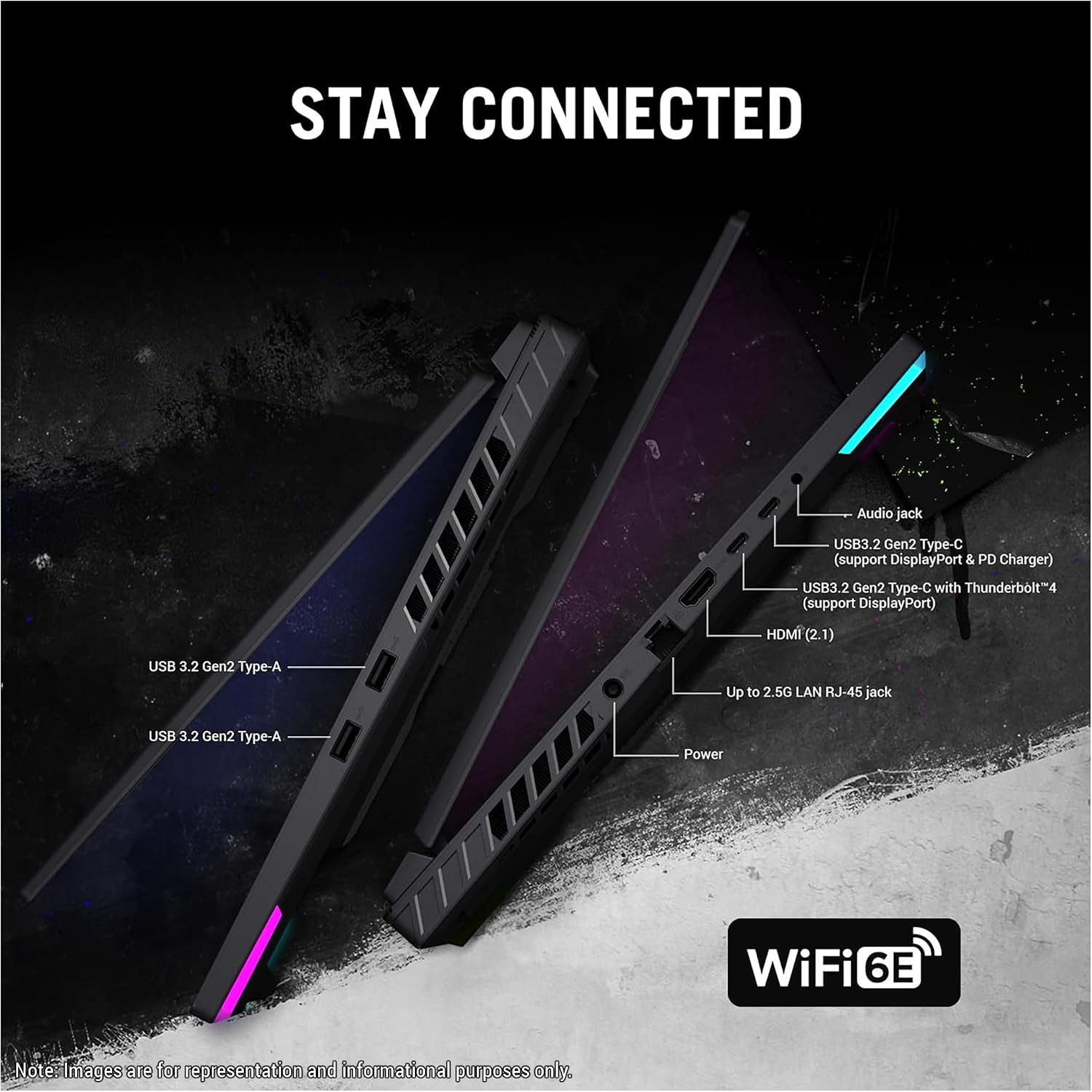 ASUS Rog Strix G16 Gaming Laptop, Intel i9-13980HX, 32 GB DDR5 RAM, 1 TB PCle SSD, 16' QHD+ (1920x1200), Nvidia Geforce RTX 4060, W11 Home