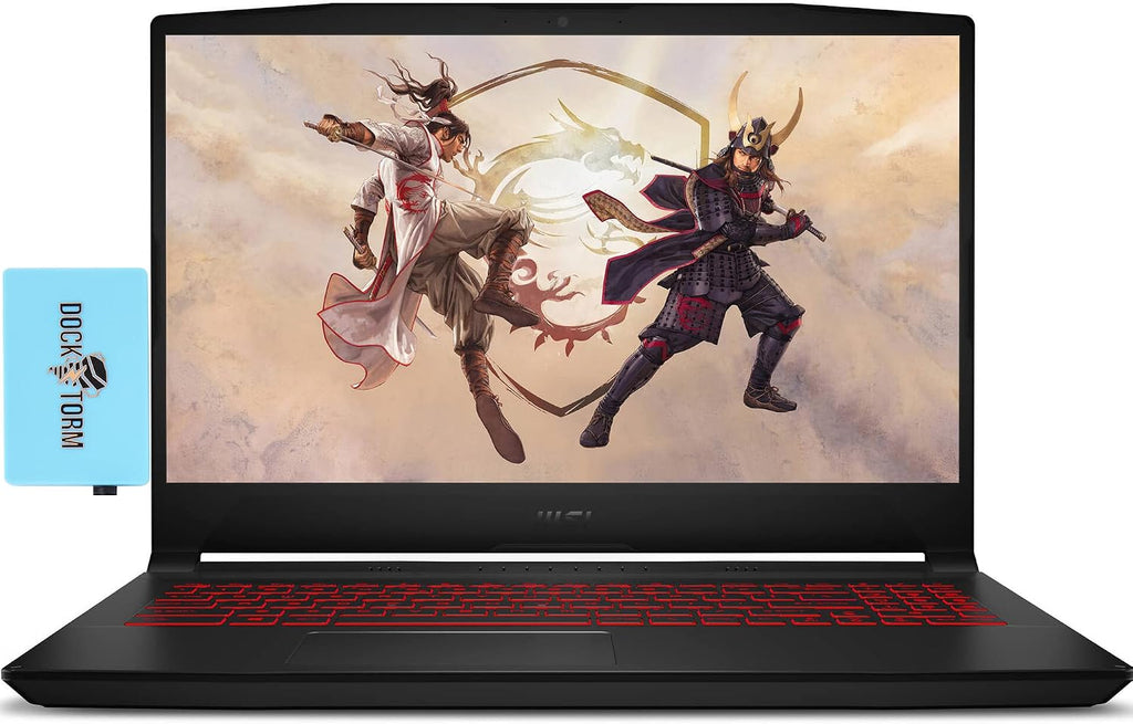 MSI Katana GF66 12UE-603 15.6' 144Hz FHD IPS Gaming Laptop (Intel i7-12700H 14-Core 2.70GHz, 16GB RAM, 512GB PCIe SSD, GeForce RTX 3060 6GB, Backlit KYB, WiFi 6, BT 5.2, Win10P) w/Dockztorm Dock