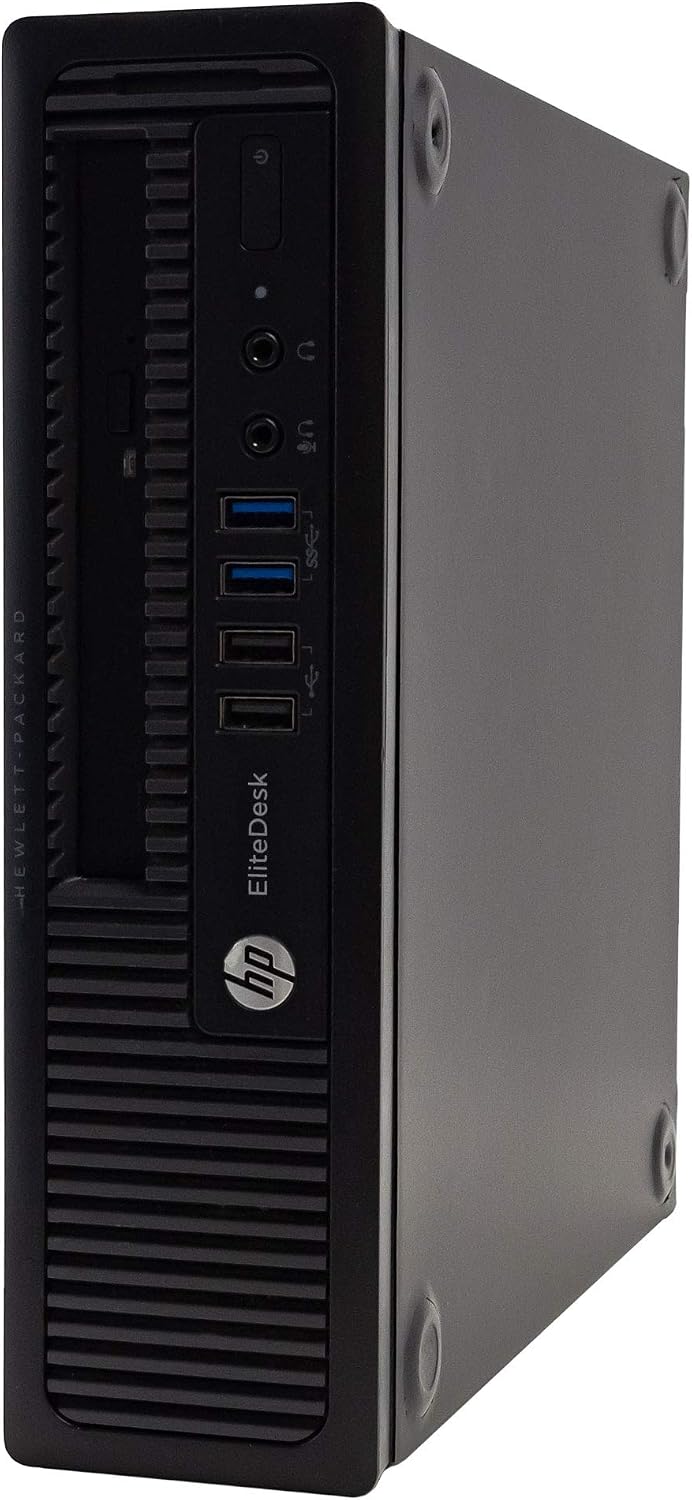 HP ProDesk 800G1 Intel Quad-Core i5-4570 3.2GHz Desktop Computer, 16GB RAM, 240GB SSD, Windows 10 Pro 64 Language Supports English/Spanish/French