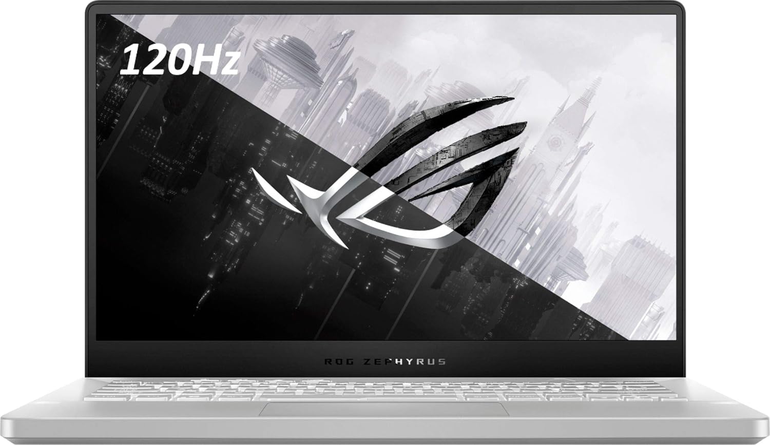 ASUS - ROG Zephyrus G14 14' Gaming Laptop - AMD Ryzen 9-16GB Memory - NVIDIA GeForce RTX 2060-1TB SSD - Moonlight White