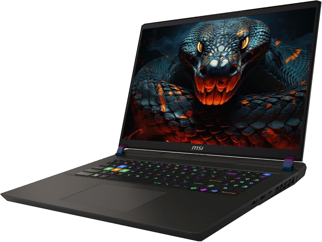 msi Vector 17 HX Gaming Laptop, Intel i9-14900HX, 64 GB DDR5 RAM, 4 TB PCIe SSD, 17' QHD+ (2560x1600) 240Hz Display, Nvidia G-Force RTX 4080, Backlit Keyboard, W11 Pro, Cosmo Gray