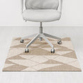 Anji Mountain Rug'd Office Chair Mat for Carpet & Hardwood Floor - Jacquard Woven, Anti-Slip Backing, Low Pile, Floor Protector Desk Chair Mat, Office Rugs for Rolling Chairs (Peaks - 40' x 54')