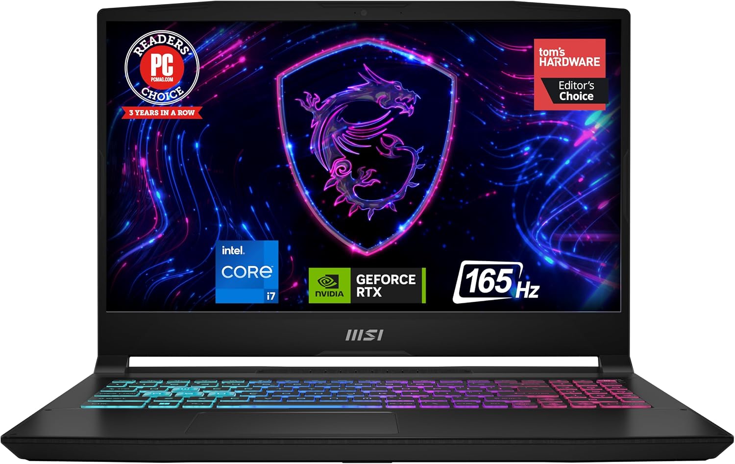 MSI Katana 15 15.6' 165Hz QHD Gaming Laptop: Intel Core i7-13620H, NVIDIA Geforce RTX 4070, 16GB DDR5, 1TB NVMe SSD, Cooler Boost 5, Win 11: Black B13VGK-2000US (Renewed)
