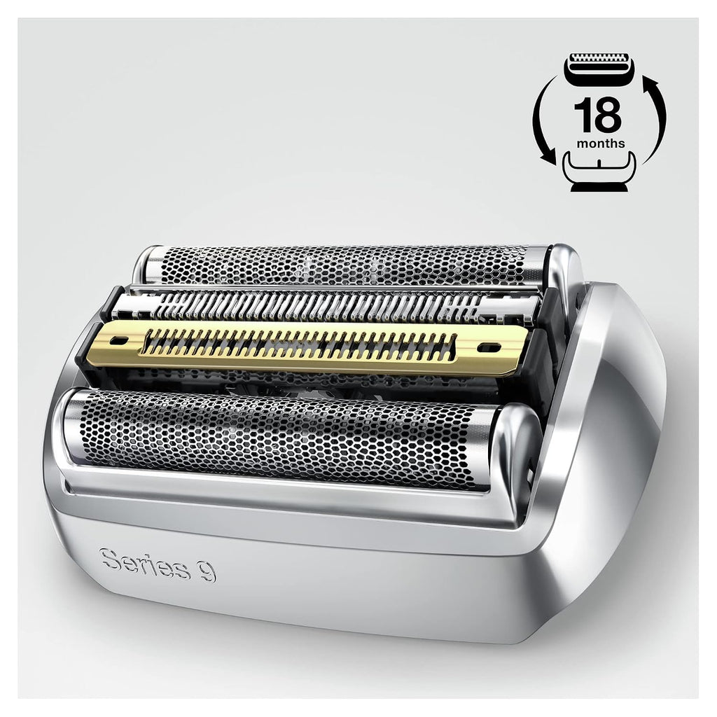 Braun Series 9 Electric Shaver Replacement Head - 92S - Compatible with All Series 9 Electric Razors & Clean & Renew Refill Cartridges CCR - 4 Pack