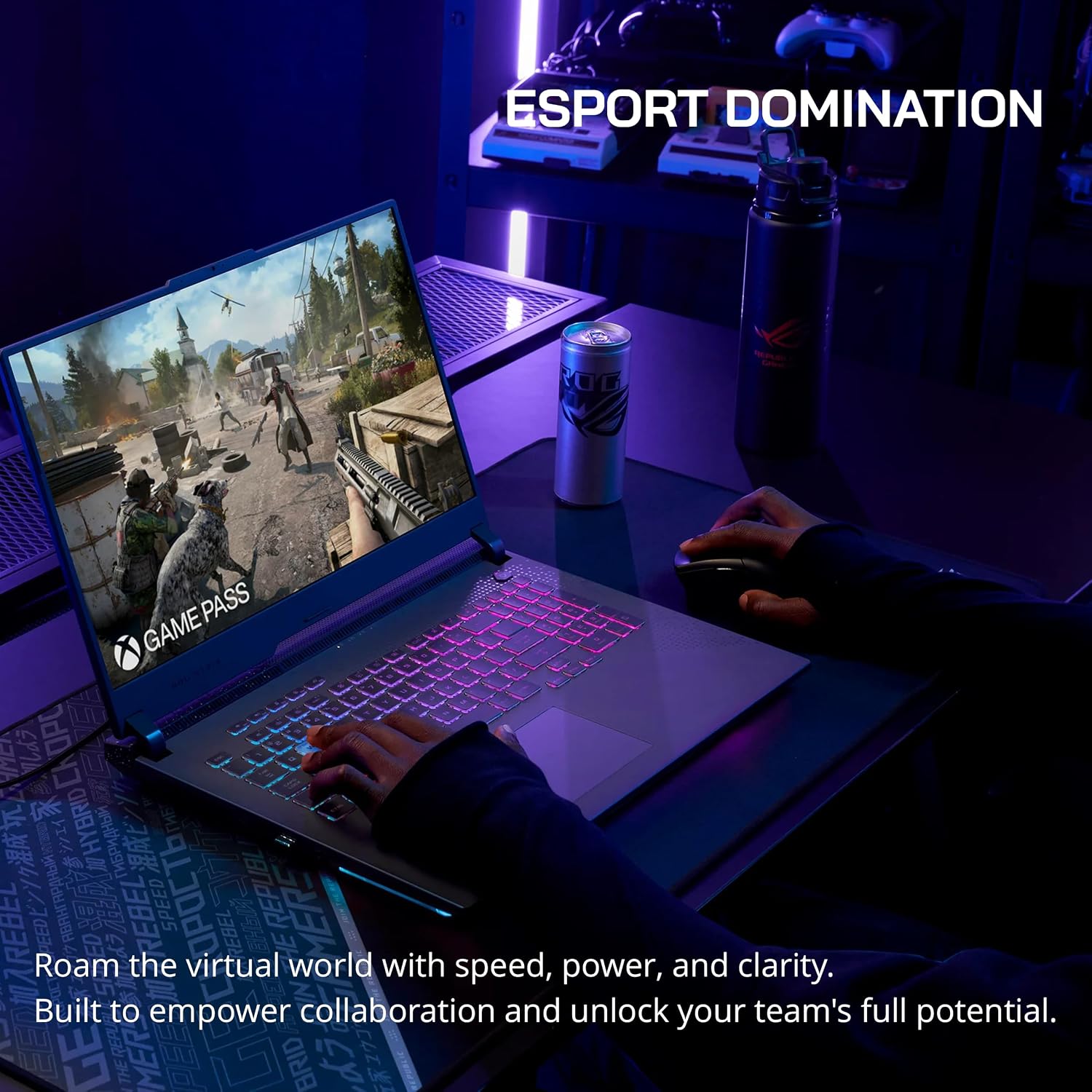 ASUS ROG Strix G17 (2023) Gaming Laptop, 17.3' QHD 240Hz Display, AMD Ryzen 9 7845HX, GeForce RTX 4060, 32GB DDR5 RAM, 1TB PCIe SSD, RGB Backlit Keyboard, Win 11 Pro, Gray, 32GB USB Card (Renewed)
