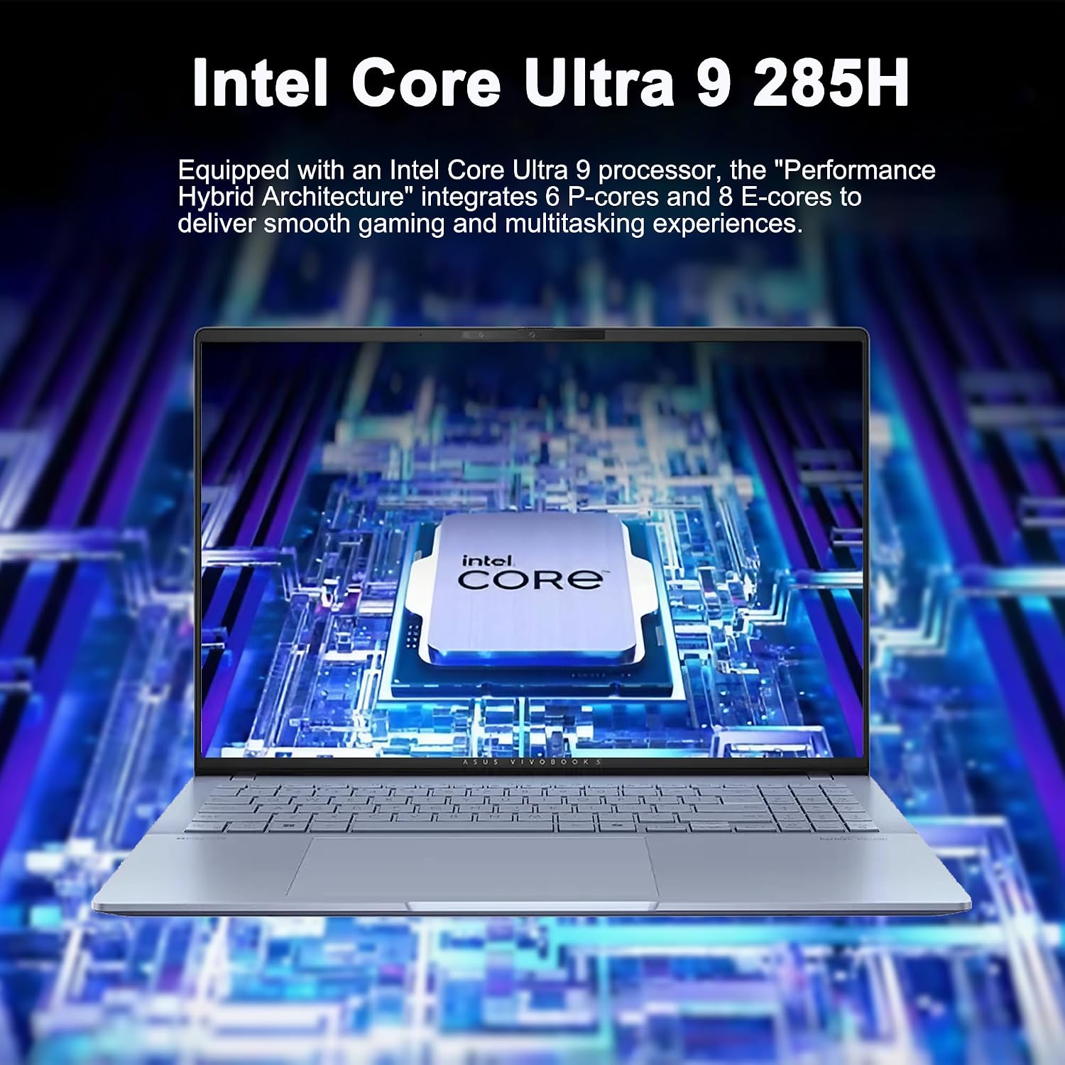 ASUS Vivobook S16 AI PC Laptop 16' 2.8k OLED 120Hz (600nits, 100% DCI-P3) Intel 16-core Ultra 9 285H 32GB RAM 2TB SSD Backlit for Creator Designer Business Professional Win11 ICP Hub