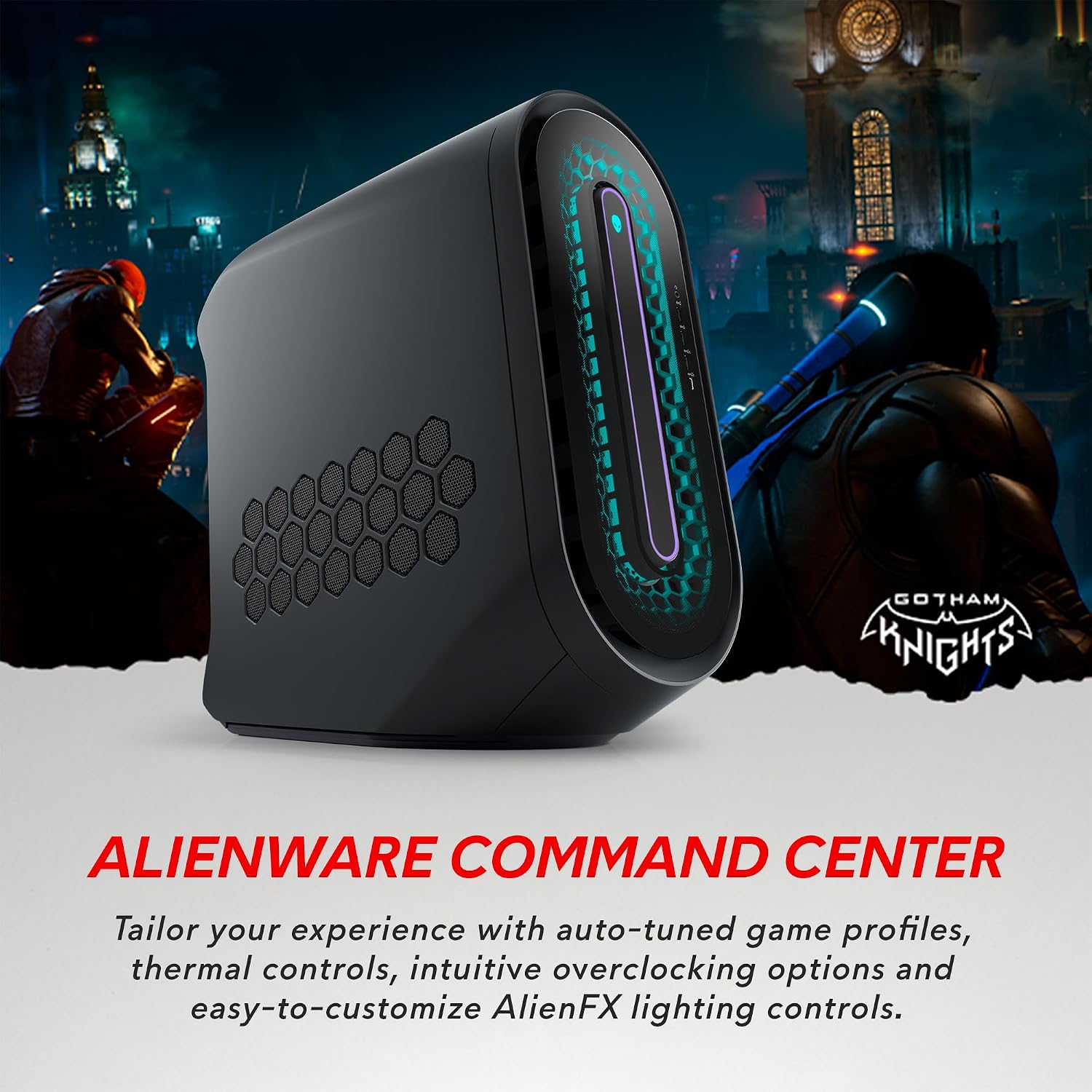 Alienware Aurora R15 Gaming Desktop - Intel Core i9-13900F, 32GB DDR5 RAM, 1TB SSD, NVIDIA RTX 4070 Ti GDDR6X, Liquid Cooling, Windows 11 Home - Dark Side of The Moon