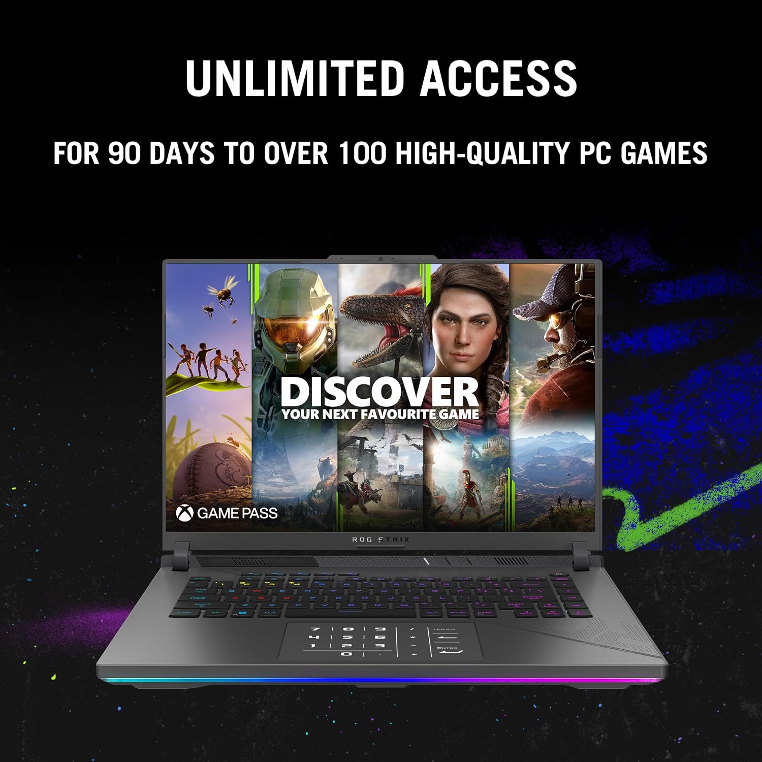 ASUS ROG Strix G16 (2024) Gaming Laptop, 16' 16:10 QHD 240Hz, GeForce RTX 4070, Intel® Core™ i9-14900HX, 32GB DDR5, 1TB PCIe SSD, Wi-Fi 6E, Windows 11 Pro, G614JIR-XS96