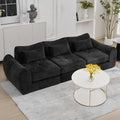 MAXMAXX 102' Cloud Sofa, 4-in-1 Folding Sofa Bed, Floor-Standing Boneless Couch, Futon Sofa Bed for Living Room, Bedroom and Entertainment Room (Black)
