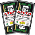A-Tech 32GB Kit (2x16GB) RAM for MSI GF63 Thin Laptop | DDR4 2666MHz PC4-21300 SODIMM 1.2V 260-Pin Non-ECC SO-DIMM Memory Upgrade