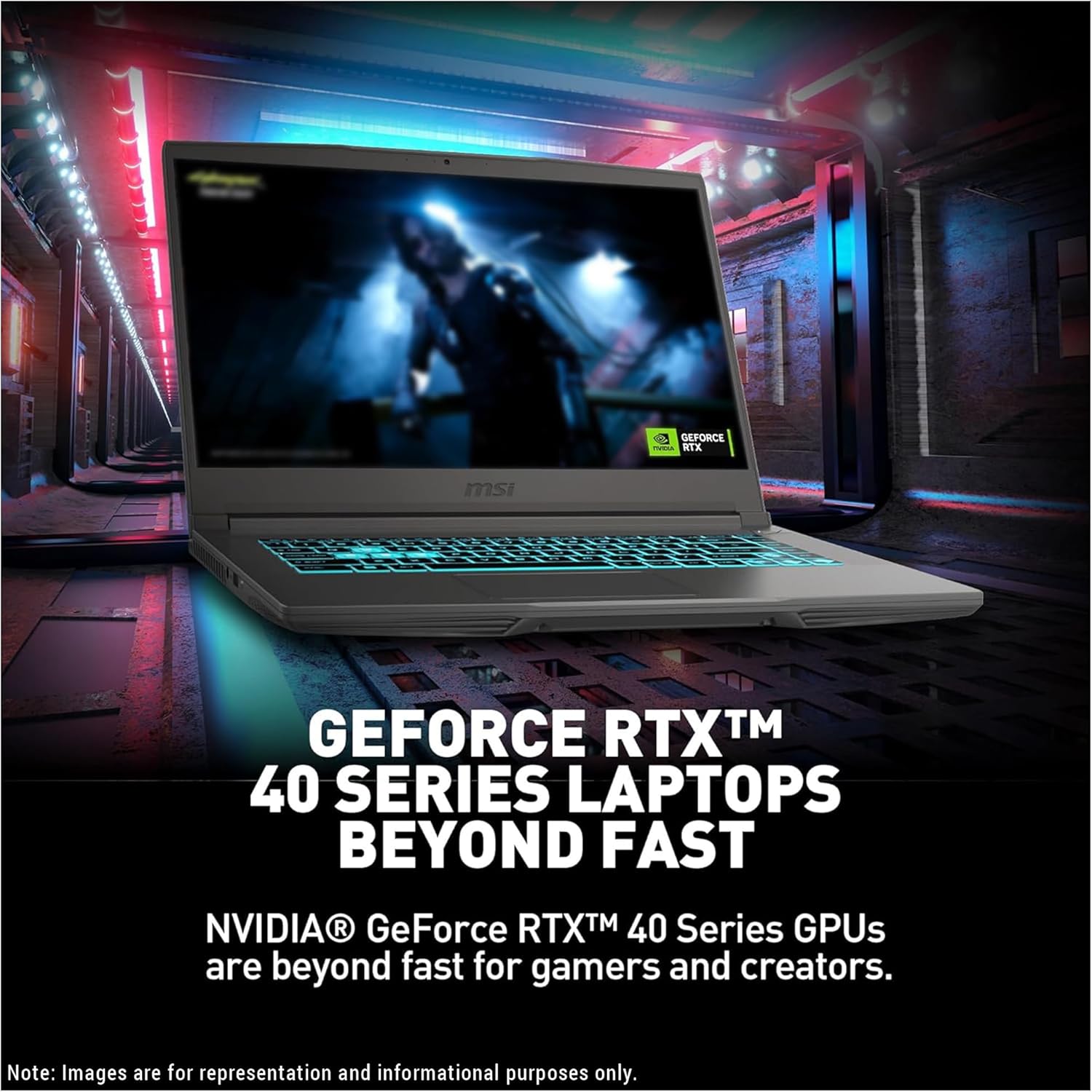 msi Thin A15 Thin Gaming Laptop, AMD Ryzen 7-7735HS, 64 GB DDR5 RAM, 1 TB PCIe SSD, 15.6' Full HD (1920x1080) Display, Nvidia G-Force RTX 4050, Backlit Keyboard, W11 Pro, Cosmos Gray