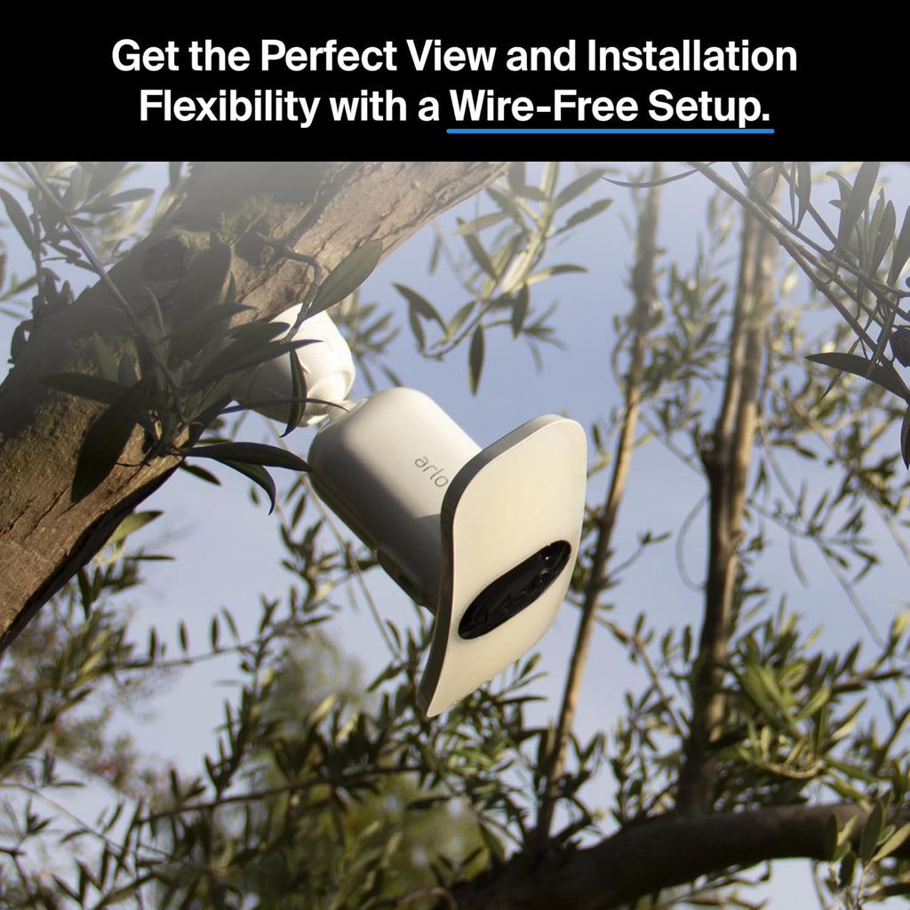 Arlo Pro 3 Floodlight Camera + Outdoor Charging Cable | Home Security Camera with 2K Video and HDR | Wire-Free, Weather-Resistant, Color Night Vision, Spotlight, 160-Degree Field of View, 2-Way Audio