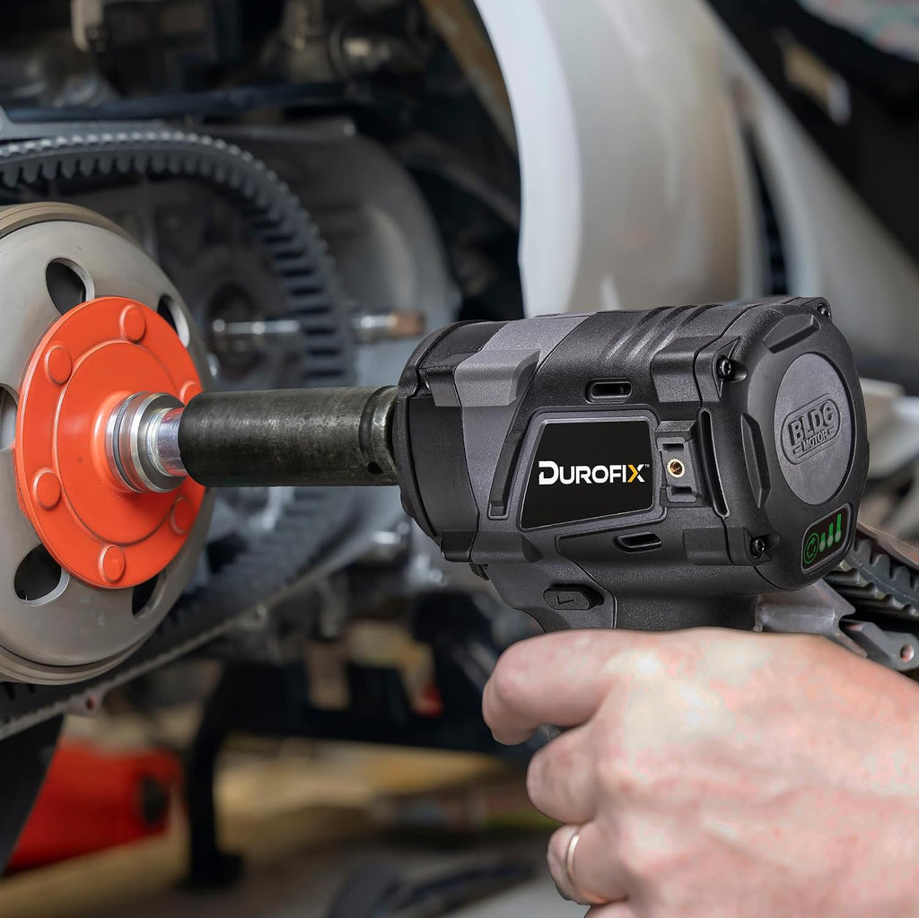Durofix G12 Series RK12136-2-K8 12V Cordless 3/8' Hammer Drill Power Tool Combo Kit with 1/2' Drive Impact Wrench, 1 Battery & Charger
