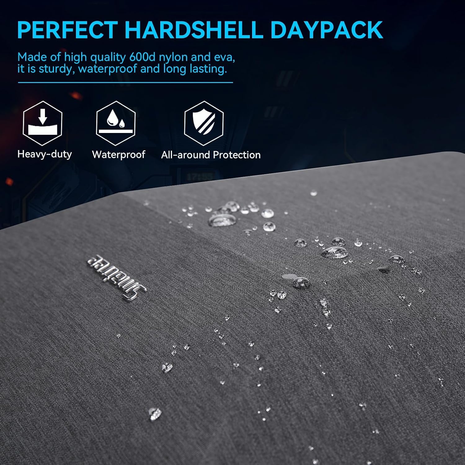 Smatree Hard Double Laptop Backpack for 16 inch ASUS ROG Strix SCAR 16 2025/2024/2023, ROG Strix G16 2025/2024/2023, ROG Zephyrus G16 2025/2024, Razer Blade 16, Alienware M16, DELL G16,HP Victus/OMEN