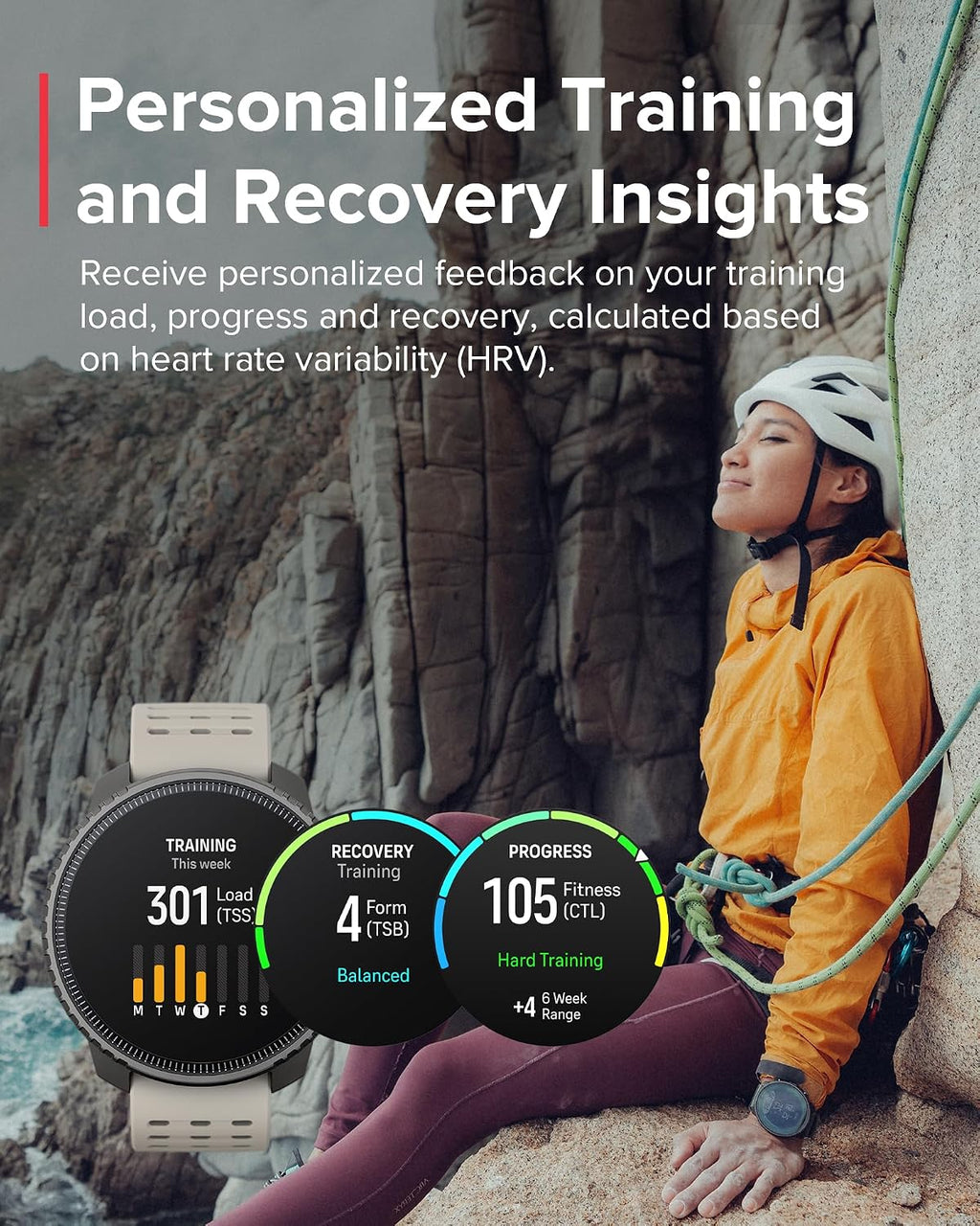 SUUNTO Vertical GPS Adventure Watch, Activity Tracker w/Dual-Band GNSS & Offline Maps, Supports 95+ Sports, Training Metrics & Recovery Insights, Solar Charging Opt. for 1yr Daily Use