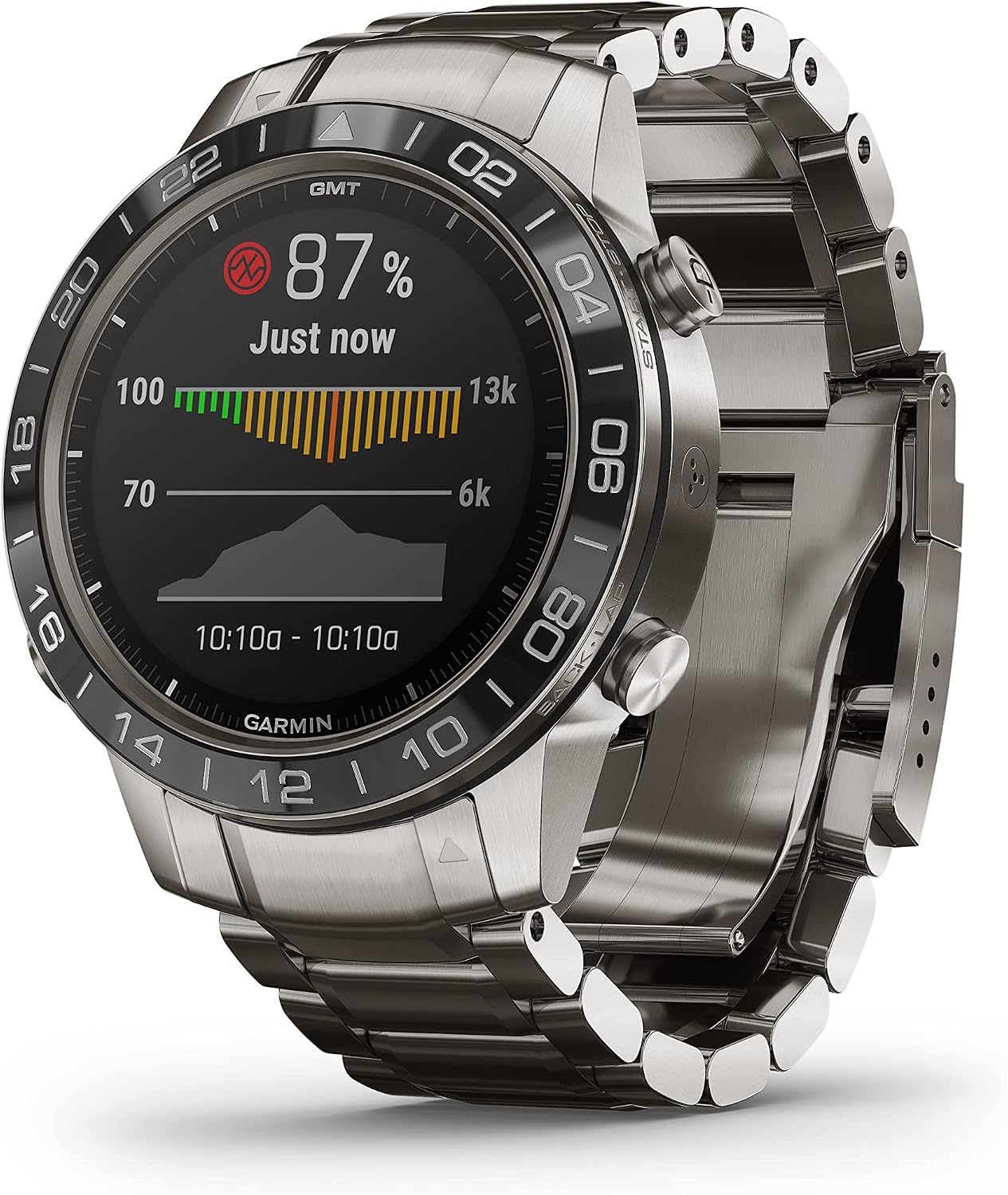 Garmin MARQ Aviator, Men's Luxury Tool Watch Designed for Your Passion for Aviation, View Flight Paths, Weather Reports, Start Flight Logging and More (Renewed)