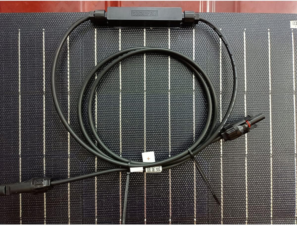 4pcs 100W ETFE Flexible Monocrystalline Solar Panel for RV Boat Cabin + 400W 12V Wind Turbine Generator + Hybrid Controller + Solar Extension Cable + Connector - 800W Solar Wind Power Kit