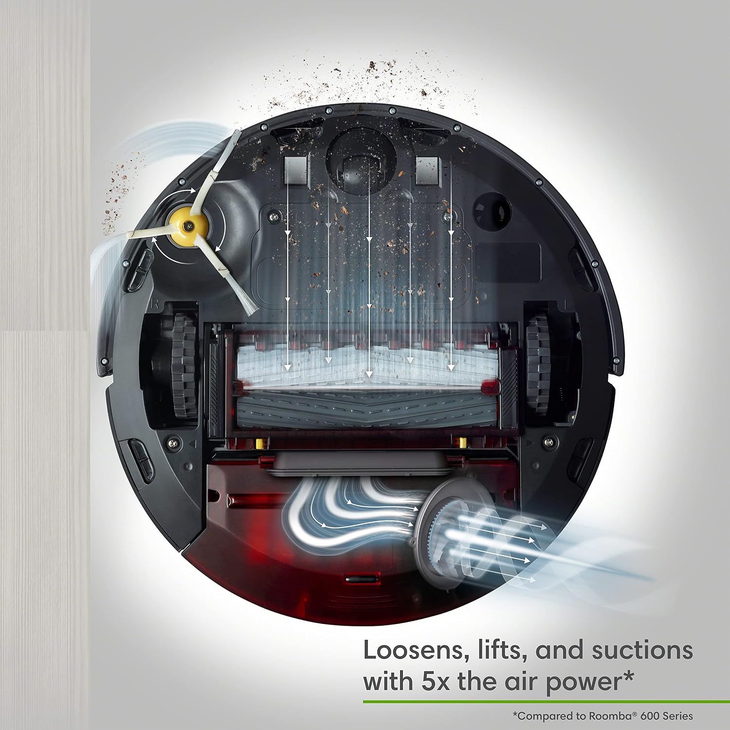 iRobot Roomba 981 Robot Vacuum-Wi-Fi Connected Mapping, Works with Alexa, Ideal for Pet Hair, Carpets, Hard Floors, Power Boost Technology