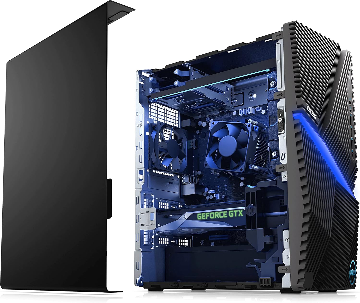 Dell 2021 G5 Gaming Desktop, Intel Core i7-10700F, 64GB DDR4 Memory, 2TB PCIe Solid State Drive + 8TB HDD, NVIDIA GeForce GTX 1660 Ti, WiFi, HDMI, Wired Keyboard&Mouse, Windows 10