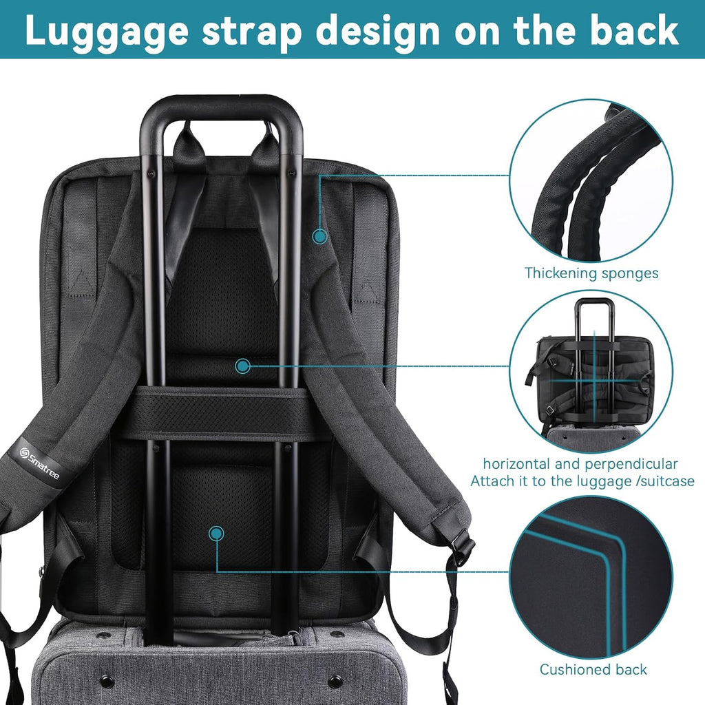 Smatree Hard Gaming Laptop Backpack Compatible for 18 inch Alienware 18 Area-51, for Razer Blade 18 2025, for ASUS ROG Strix G18/SCAR 18 2025/2024, Alienware m18/m18 R2, Acer Predator Helios 18/Neo 18