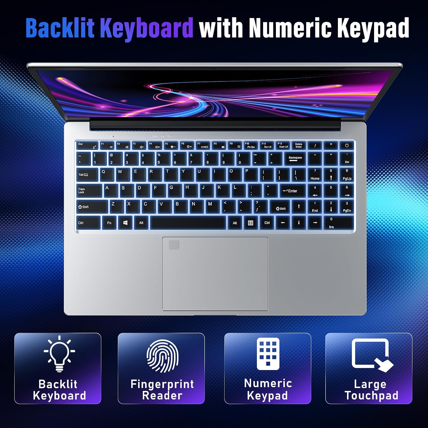 NAIKLULU Gaming Laptop Computer,15.6 Inch Laptop,i7-1195G7 4C/8T Processor(up to 5Ghz),MX450 Graphics,16GB RAM 1TB SSD,15.6'FHD 1920 * 1080 Display,WiFi 5,BT4.2,Backlit Keyboard