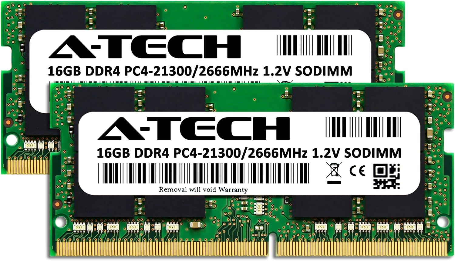 A-Tech 32GB Kit (2x16GB) RAM for MSI GF63 Thin Laptop | DDR4 2666MHz PC4-21300 SODIMM 1.2V 260-Pin Non-ECC SO-DIMM Memory Upgrade