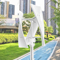 Wind Turbine Generator Kit, 3000W 12V 24V Helix Maglev Vertical Turbine Wind Generator with 3 Blades Controller,for Boats, Houses,12V