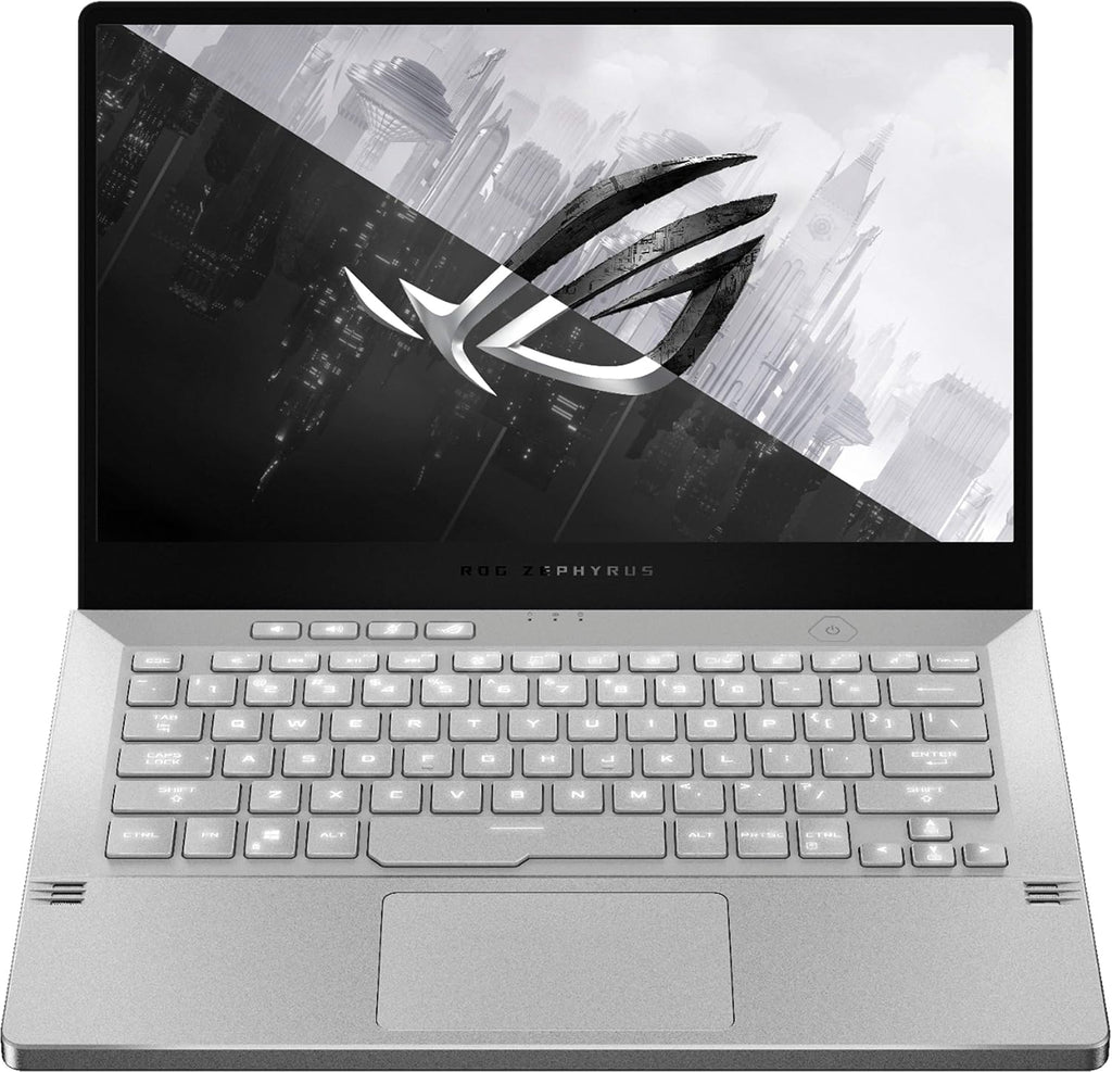 ASUS - ROG Zephyrus G14 14' Gaming Laptop - AMD Ryzen 9-16GB Memory - NVIDIA GeForce RTX 2060-1TB SSD - Moonlight White
