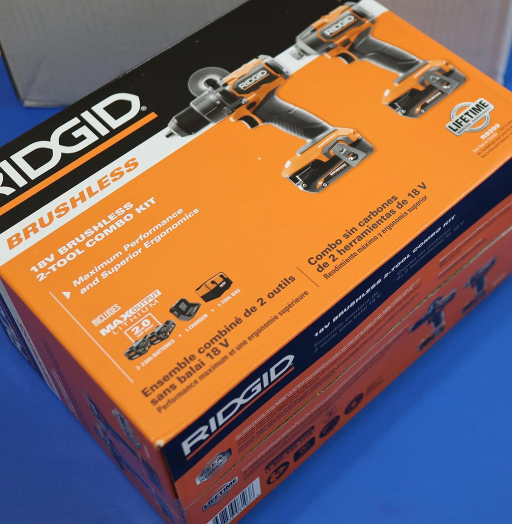 18V BRUSHLESS Cordless 2-Tool Combo KIT with Drill/Driver, Impact Driver, 2 Batteries, 18V C