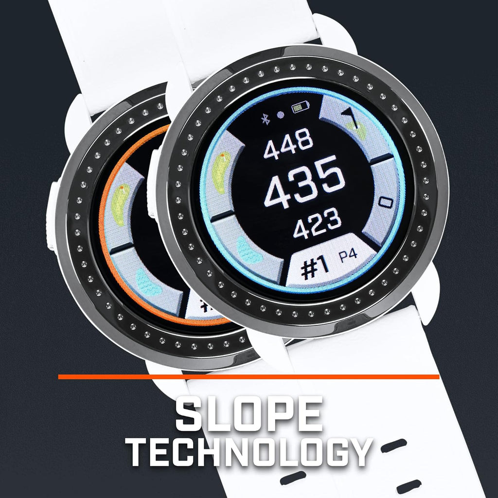 Bushnell Golf iON Elite GPS Watch – Color Touchscreen, Slope‑Adjusted Yardages, 38,000+ Courses, Shot Tracker, USB‑C, Magnetic Charger