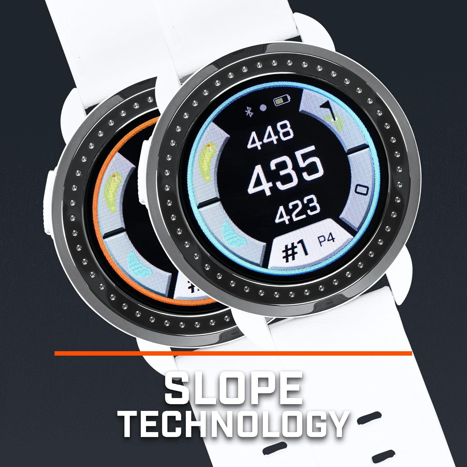 Bushnell Golf iON Elite GPS Watch – Color Touchscreen, Slope‑Adjusted Yardages, 38,000+ Courses, Shot Tracker, USB‑C, Magnetic Charger