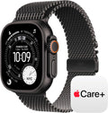 Apple Watch Ultra 3 [GPS + Cellular 49mm] Running & Multisport Smartwatch w/ Rugged Titanium Case w/ Black Titanium Milanese Loop - S w/ AppleCare+ (2 years)