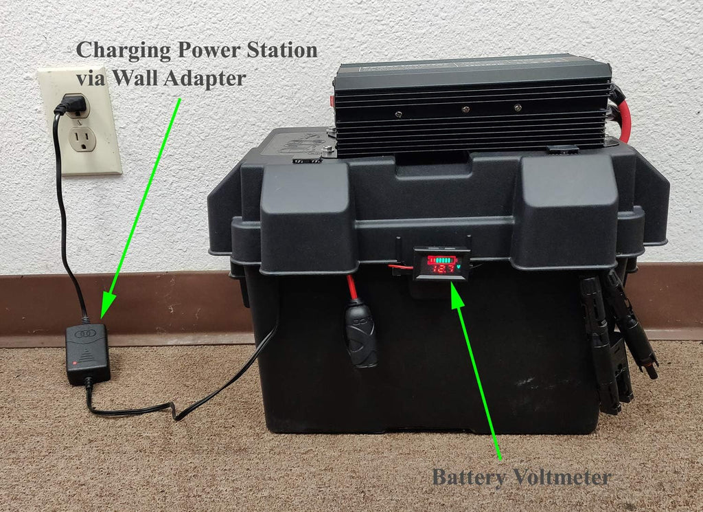 Tektrum Rugged Portable 1500w/3000w Powerpack Power Station, Silent Gas Free Generator, 100Ah Battery, 12V/AC/USB, Charge Solar/Wall/Car - for Emergency, Daily Use - Plug-N-Play (100w Solar Panel)