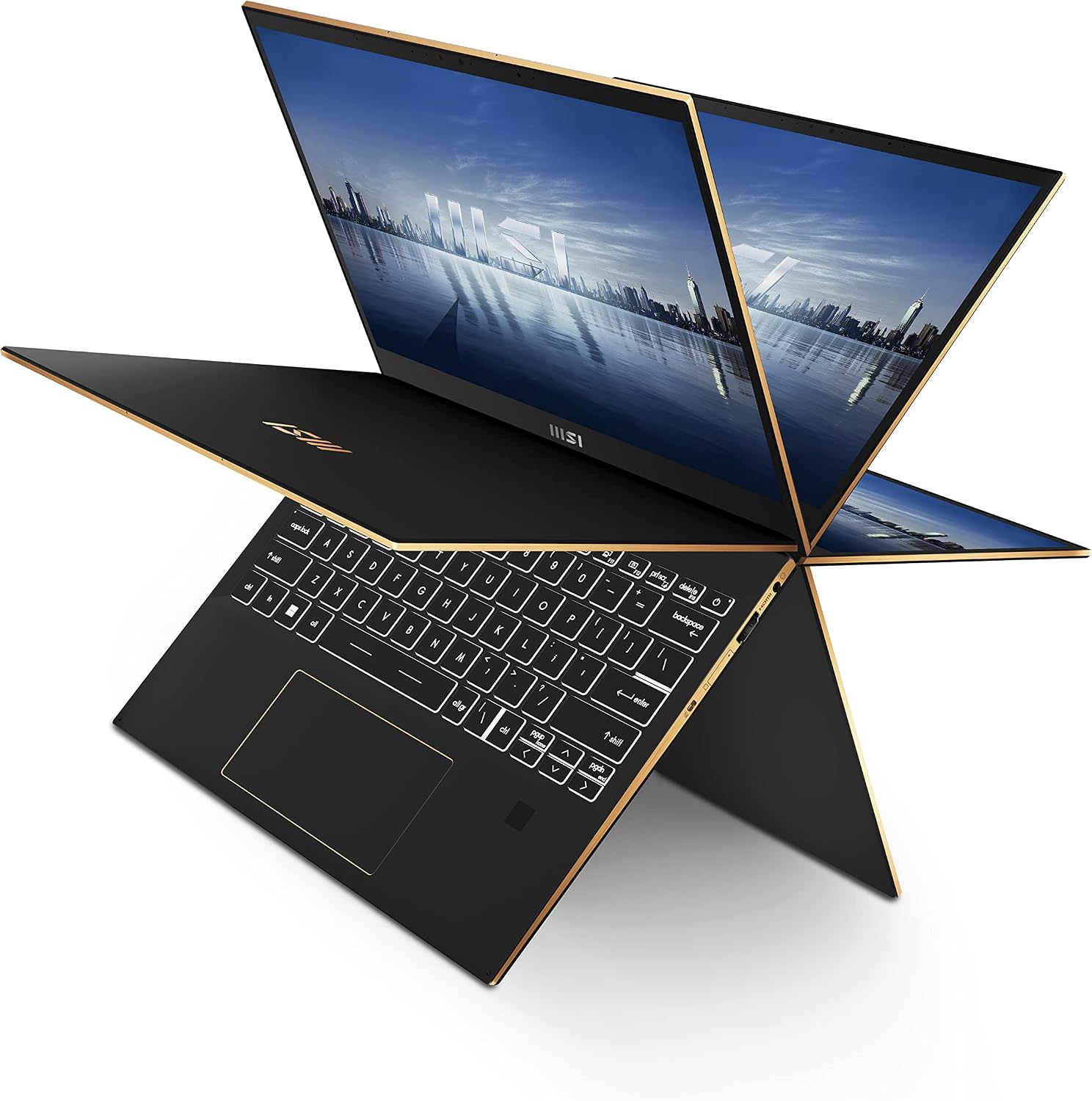 msi Summit E13 Flip Evo (2024) 13.4' FHD+ 120Hz Professional 2 in 1 Laptop: Intel Core i7-1280P, Intel Iris Xe, 16GB LPDDR5, 1TB NVMe SSD, Thunderbolt 4, WiFi 6E, Win 11 Home: Ink Black A12MT-026US