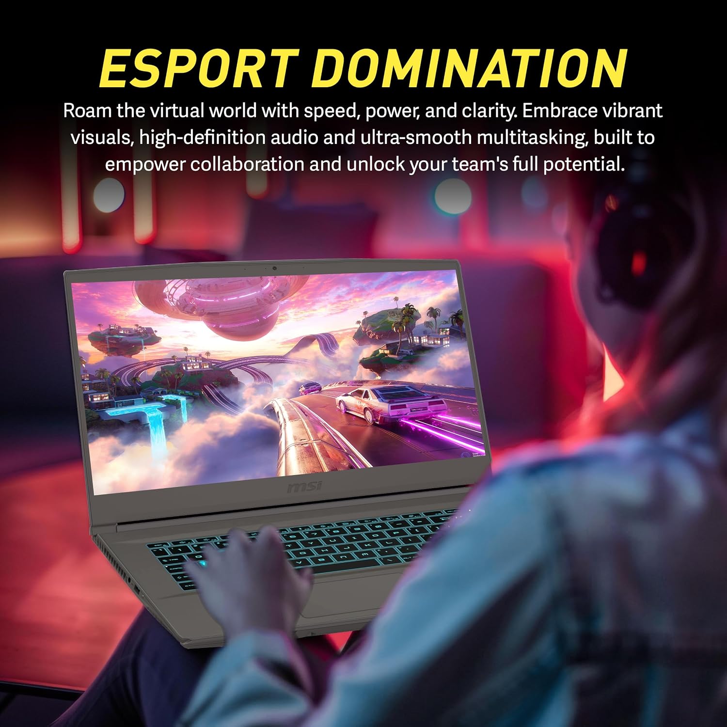 msi Thin 15 15.6' FHD 144Hz Gaming Laptop, Intel i5-13420H, 32GB RAM, 2TB PCIe SSD, NVIDIA GeForce RTX 4060, Backlit Keyboard, Webcam, Win 11 Pro, Gray, 256GB Docking Station Set