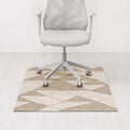 Anji Mountain Rug'd Office Chair Mat for Carpet & Hardwood Floor - Jacquard Woven, Anti-Slip Backing, Low Pile, Floor Protector Desk Chair Mat, Office Rugs for Rolling Chairs (Peaks - 36' x 48')