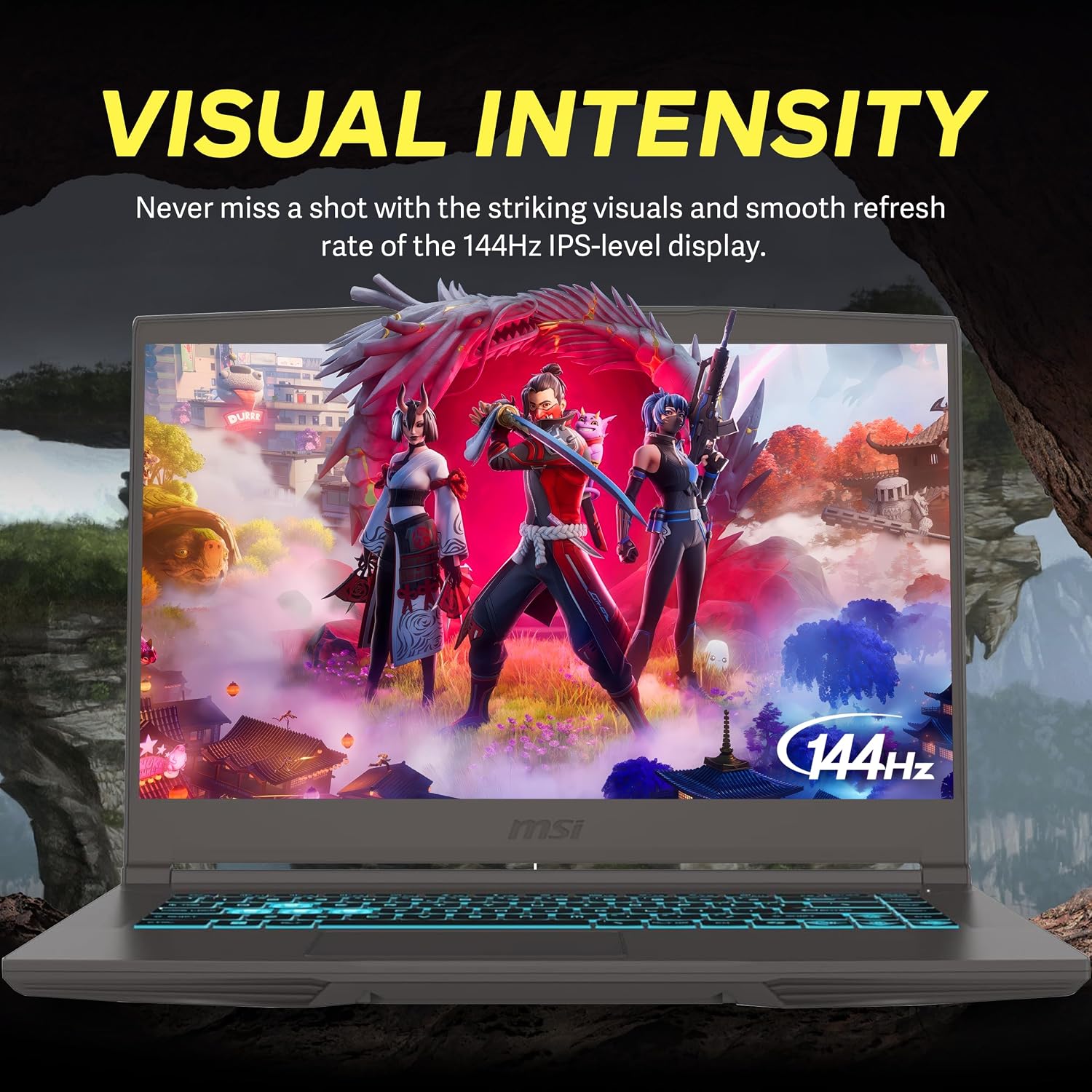 msi Thin 15 15.6' FHD 144Hz Gaming Laptop, Intel i5-13420H, 16GB RAM, 512GB PCIe SSD, NVIDIA GeForce RTX 4060, Backlit Keyboard, Wi-Fi 6E, Windows 11, Gray, 256GB Docking Station Set