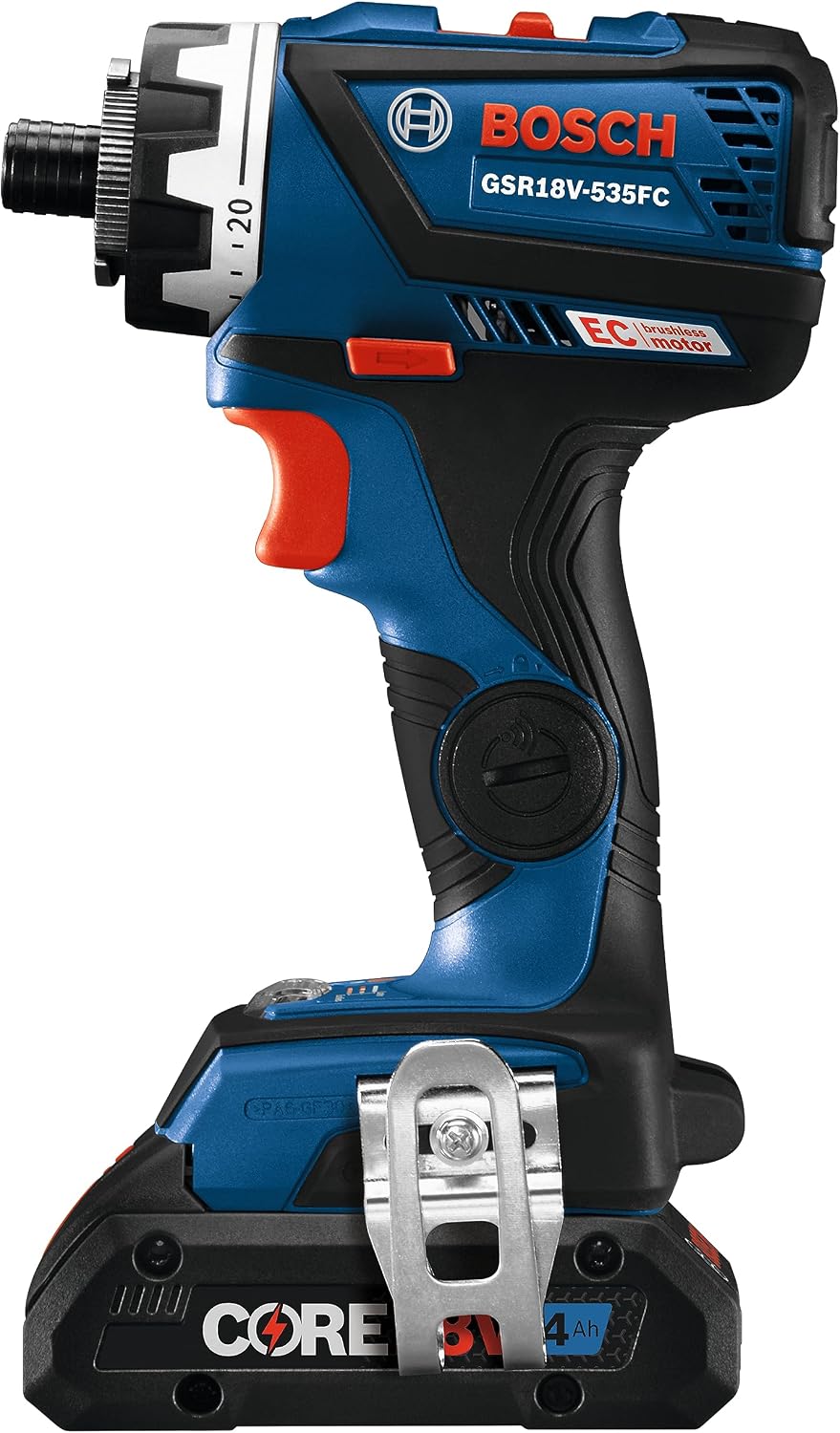 BOSCH GXL18V-270B22 18V Brushless 2 Tool Combo Kit with 5-in-1 Flexiclick Cordless Drill Driver and StarlockPlus Oscillating Multi Tool (Tool Set Includes: CORE18V Battery, Charger & Attachments)