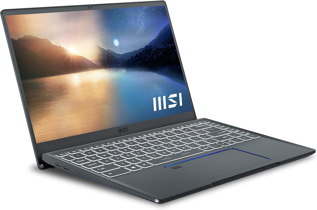 MSI Prestige 14 Evo Professional Laptop: 14' FHD Ultra-Thin Bezel Display, Intel Core i5-1135G7, Intel Iris Xe, 16GB RAM, 512GB NVMe SSD, Thunderbolt 4, Win10 Home, Intel Evo, Carbon Gray (A11M-628)
