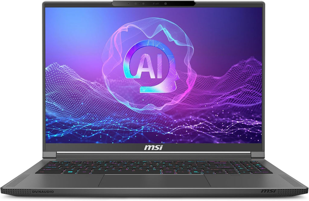 MSI Creator A16 AI+ A3HVFG-037US 16' WQXGA 240Hz Copilot+ PC Mobile Workstation, AMD Ryzen 9 365 2.0GHz, 32GB RAM, 1TB SSD, NVIDIA GeForce RTX 4060 8GB, Windows 11 Pro, Lunar Gray