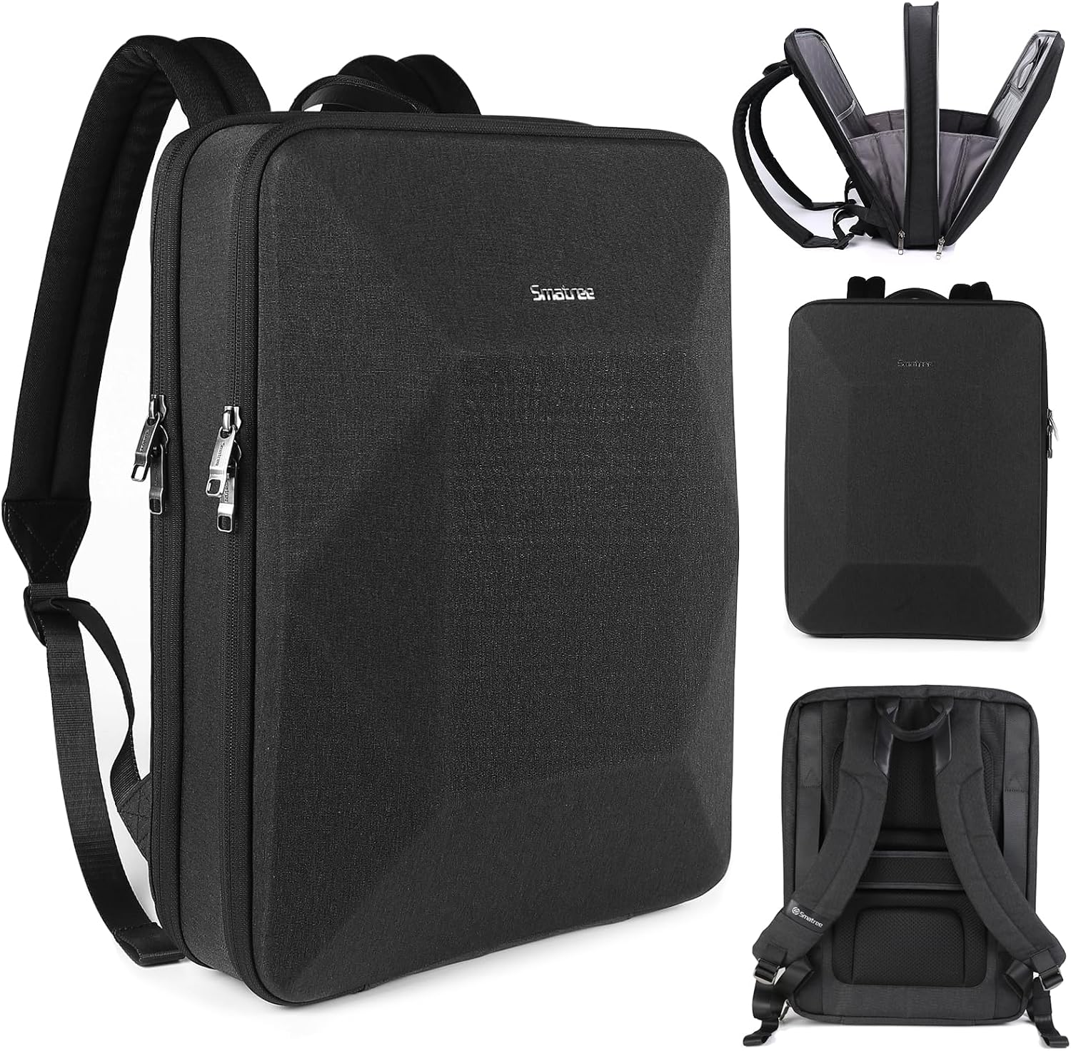 Smatree 17-18inch Hard Travel Men Gaming Laptop Bag for Alienware 18 Area-51/x17 R2, ASUS Vivobook 17/TUF Gaming A17/F17, MSI Stealth 18 AI/Titan 18/CreatorPro X18, Lenovo V17/HP Laptop 17 Backpack