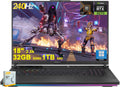 ASUS ROG Strix G18 G814 Gaming Laptop | 18' 2560x1600 240Hz 100% DCI-P3 | AMD 16-core Ryzen 9 9955HX (>i9-14900HX) | 32GB DDR5 1TB SSD | GeForce RTX 5070 | RGB Backlit Wi-Fi6E Win11 w/DLCA Accessory